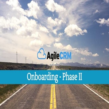 Agile CRM Tutorial - Part 2