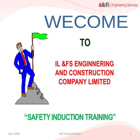 Safety and health Induction training for basic | PDF