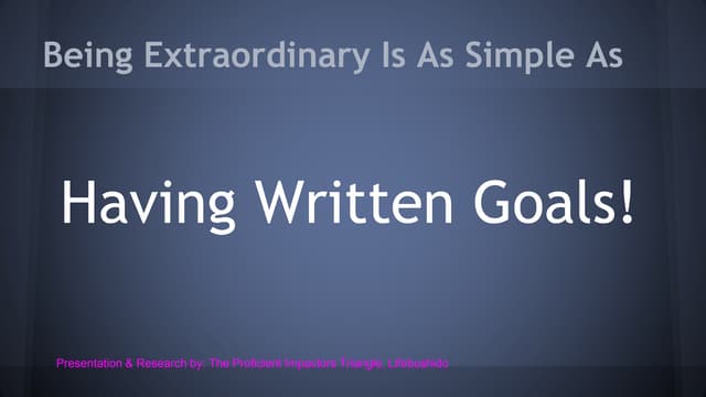Writing Goals For English Language Learners