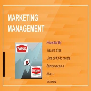 promotion and place mix of britannia and parle