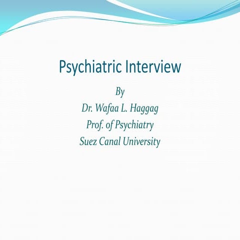 Copy of psychiatric interview