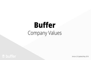 Buffer's 6 Values, Version 2.0 
