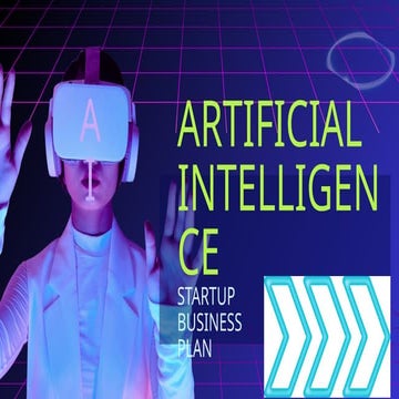 Artificial Intelligence (AI) Startup Business Plan | PPTX