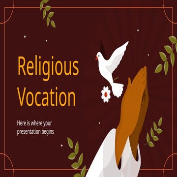 Copy Of Religious Vocation By Slidesgo Pptx