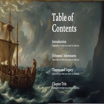 Renaissance Painting Language Arts Subject for High School The Odyssey ...