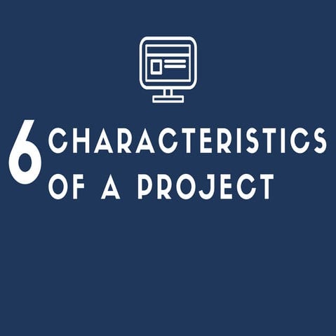 6 Characteristics of a Project