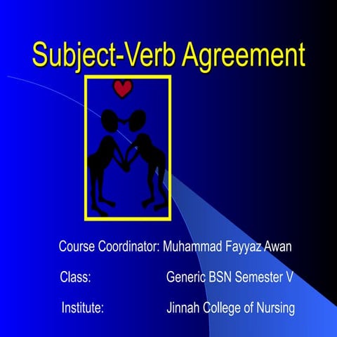 Copy of Subject-Verb Agreement (3) - Copy.ppt