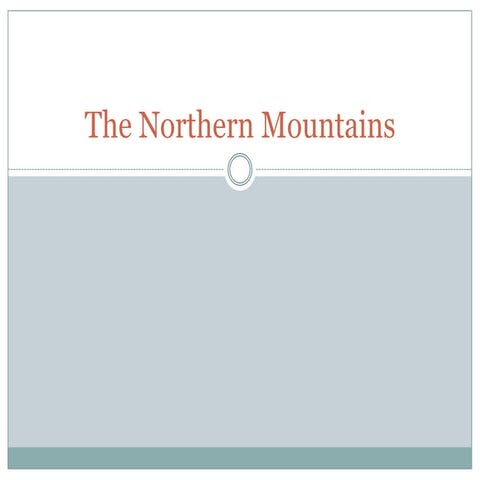 Copy of the northern mountains