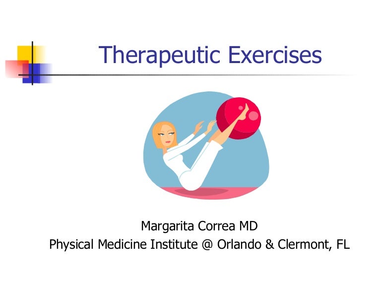 Therapeutic Exercises