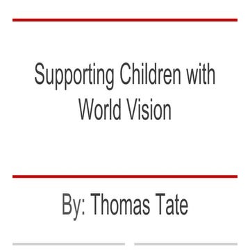 World vision | PPTX
