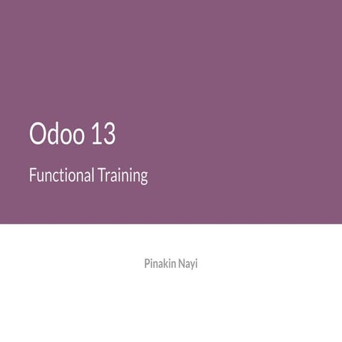 [v13] 5 days functional training (Agenda)