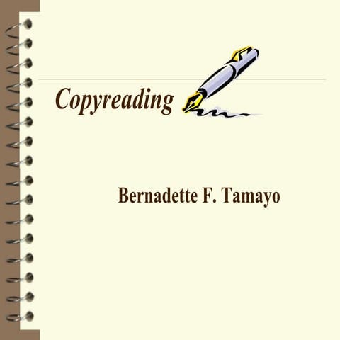 Copyreading