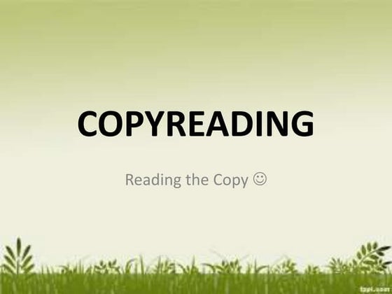 COPYREADING basics.pptx
