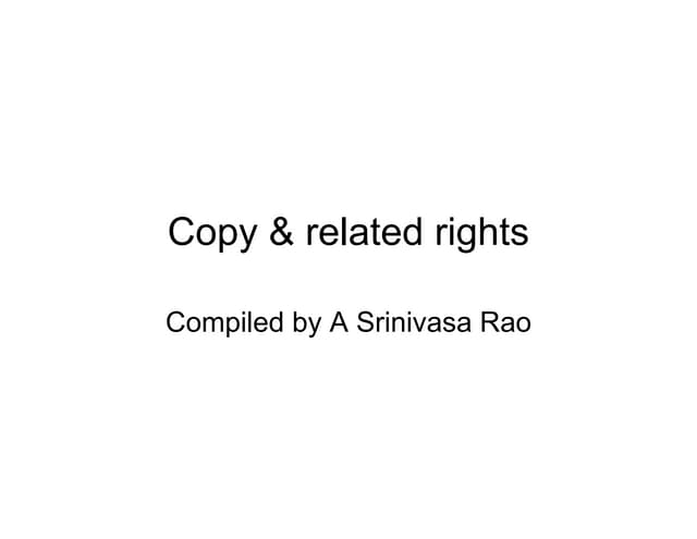 Copy & related rights [compatibility mode]