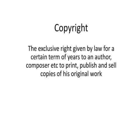 Copyright