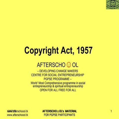 Copyright Act, 1957