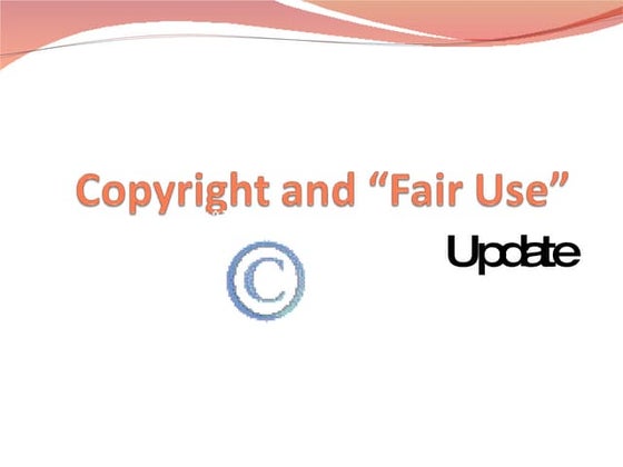 Fair Use Assignment Sumayya Ppt