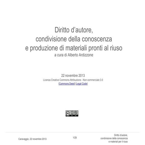 Copyright condivisione 22nov13