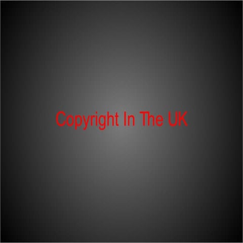Copyright In The Uk