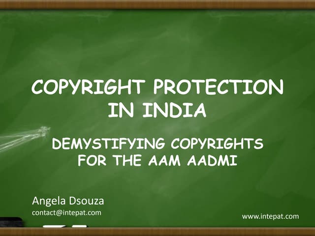 Copyright Registration in India