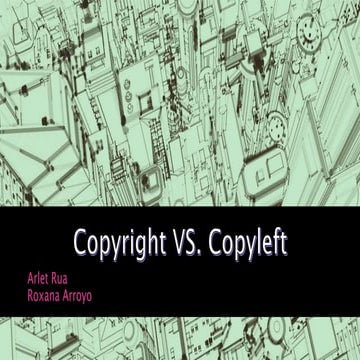 Copyright vs Copyleft