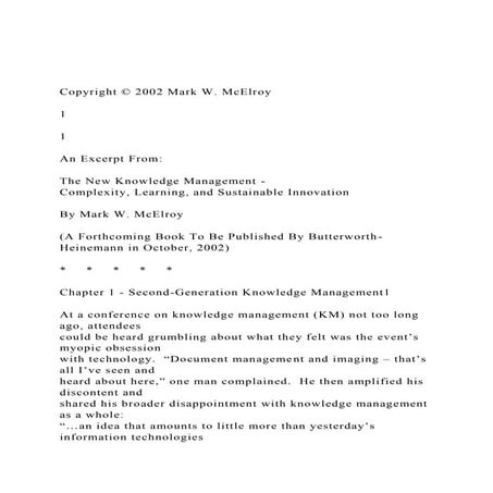 Copyright © 2002 Mark W. McElroy11An Excerpt From.docx