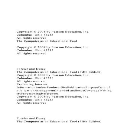Copyright © 2008 by Pearson Education, Inc.Columbus, Ohi.docx