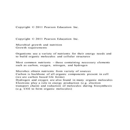Copyright © 2011 Pearson Education Inc.Copyright © 2 | PDF