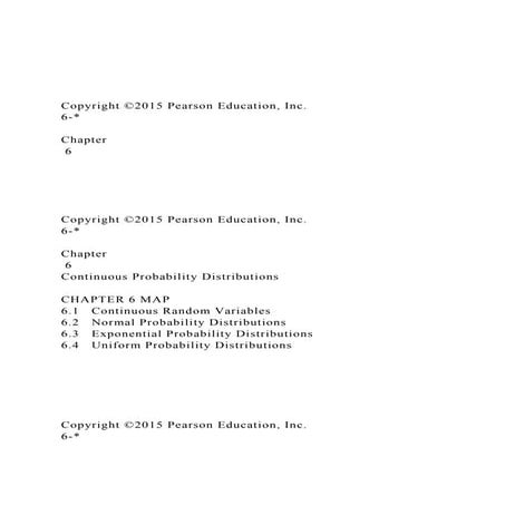 Copyright ©2015 Pearson Education, Inc.6-Chapter 6.docx