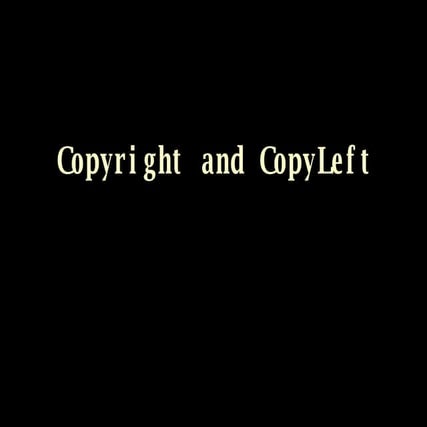 BAA: Copyright And Copyleft 08