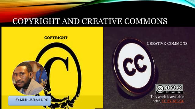 Copyright and creative commons