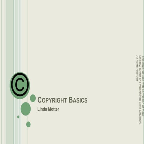 Copyright Basics
