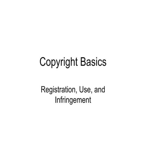 Copyright  Basics  by TALA & Spacetaker