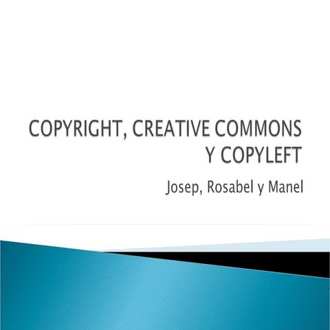 Copyright, cc y copyleft.ppt