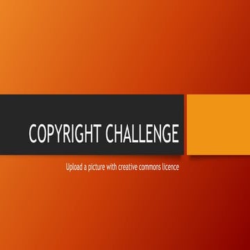 Copyright challenge
