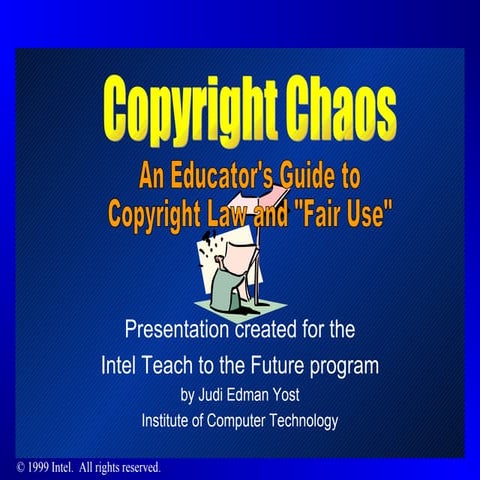 Copyright Chaos Student Version