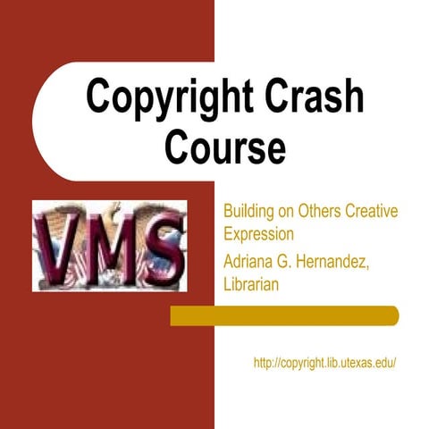 Copyright crash course