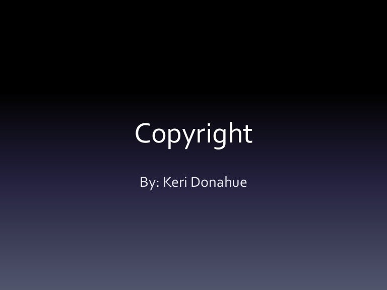 Copyright for computer