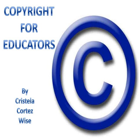 Copyright for educators