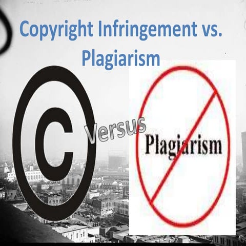 Copyright infringement vs
