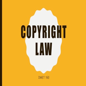 Copyright law