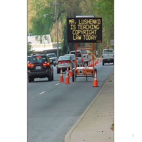 Copyright law for middle school students, 2019 version