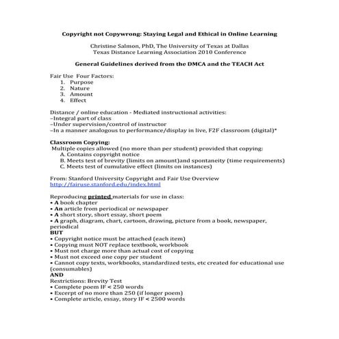 Copyright Not  Copywrong  Guidelines