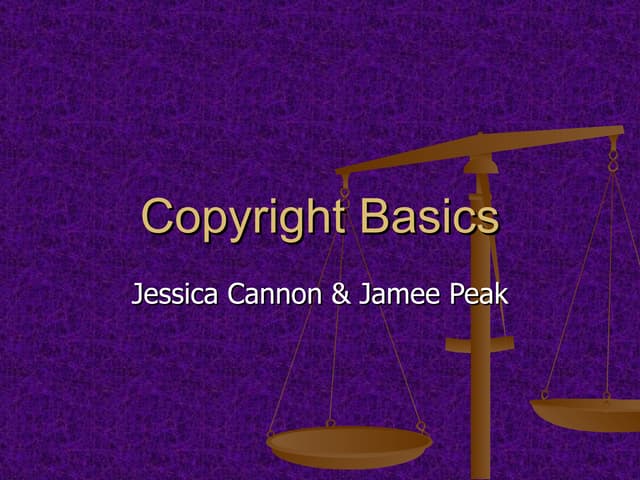 Copyright power point