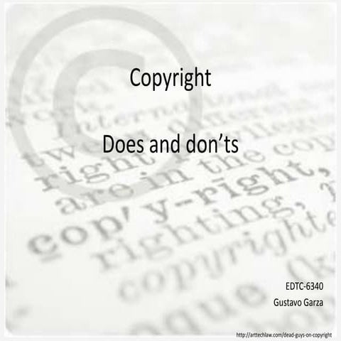 Copyright powerpoint | PPT