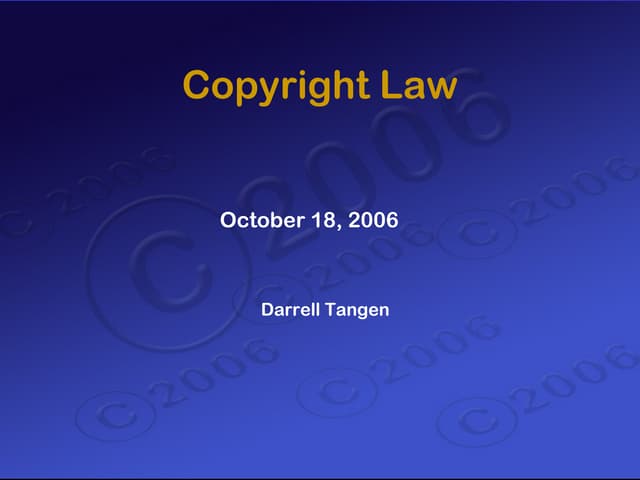 Copyright for Photography