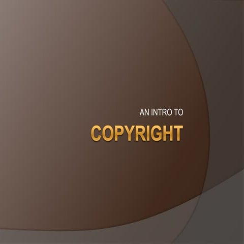 An Intro to Copyright for Educators