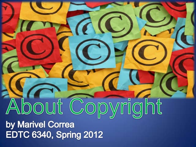 Copyright presentation 4