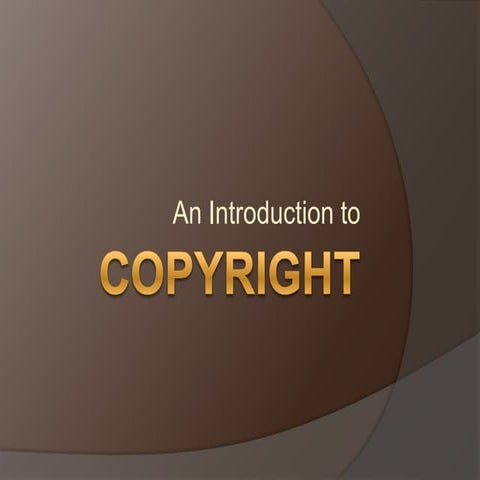 An Intro to Copyright for Educators v2 | PPT