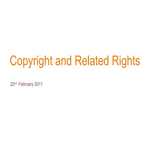 Introduction to copyrights and related rights.ppt